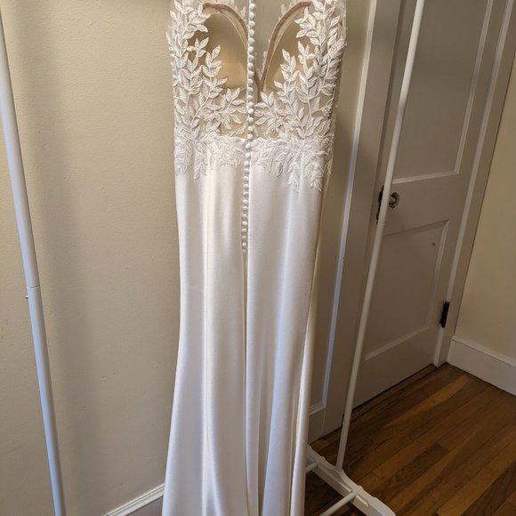 BHLDN Jenny Yoo Zola Wedding Dress, Size 6 - Picture 9 of 12